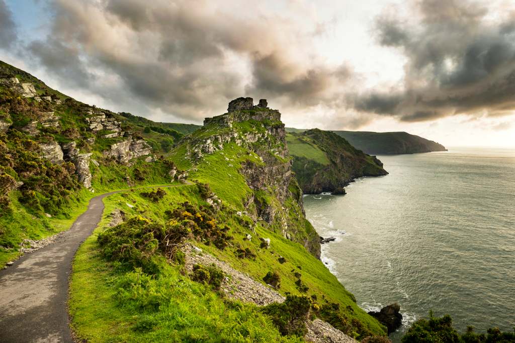 Exmoor National Park, coastal path, hiking, places to stay